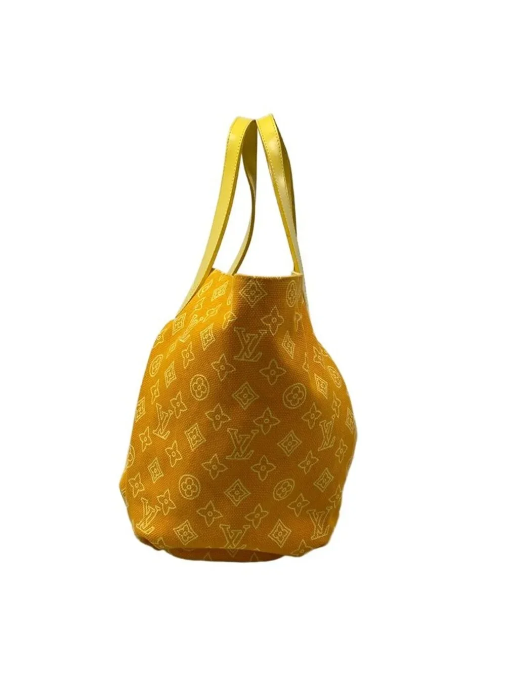 Louis Vuitton Tote Beach Line Cabai Panema PM Jaune Leather